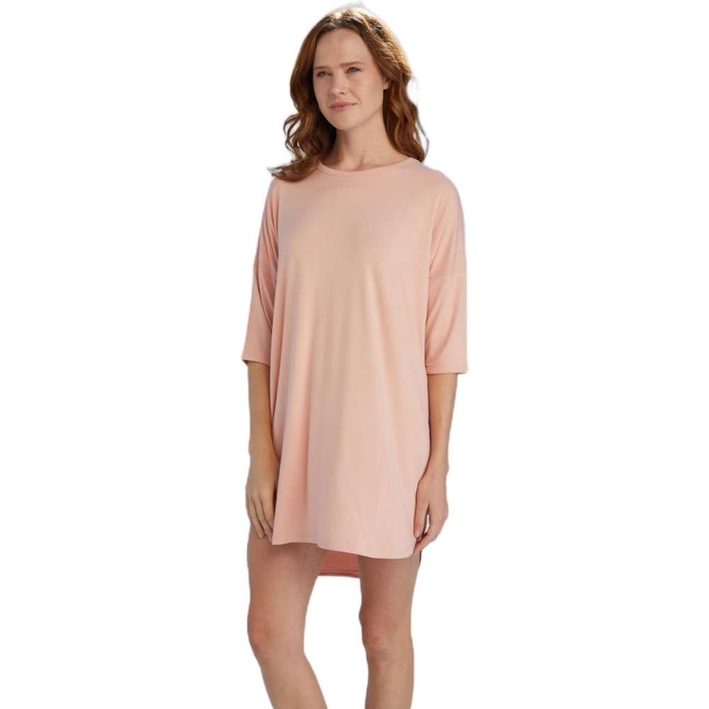 NINE SPACE | ROSE PINK NIGHTGOWN SHIRT